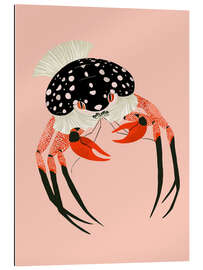 Cuadro de plexi-alu Vivid Crab - Artsy Sesta