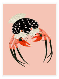 Stampa Vivid Crab - Artsy Sesta