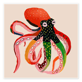 Stampa Colourful Octopus II - Artsy Sesta