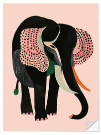 Wandsticker Fantasievoller Elefant