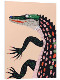Foam board print Mrs. Crocodile - Artsy Sesta