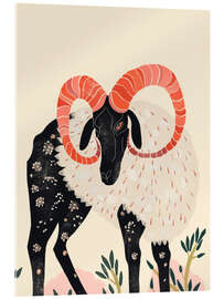 Acrylic print Majestic Ram - Artsy Sesta