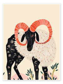 Stampa Majestic Ram - Artsy Sesta