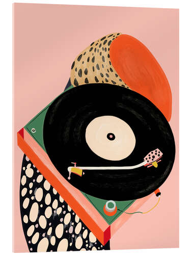 Acrylic print Nostalgic Grooves