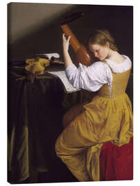 Lærredsbillede The Lute Player