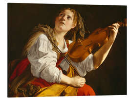 Gallery print Young Woman with a Violin (Saint Cecilia)