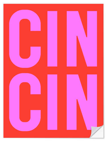 Wall sticker Cin Cin