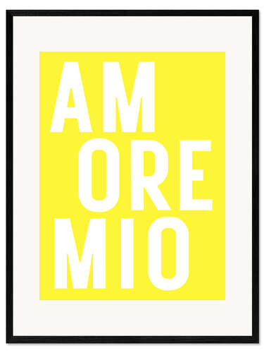 Impresión de arte enmarcada Amore mio
