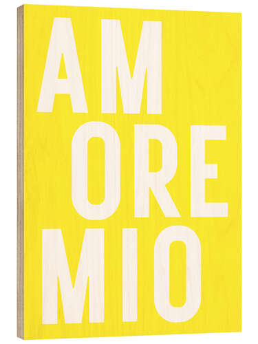 Holzbild Amore mio