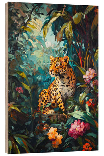 Wood print On the Wild Side III