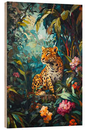 Wood print On the Wild Side III