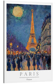 Cuadro de aluminio Paris Impressions I - PetalsPrintsDesign
