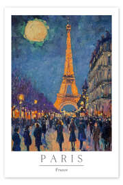 Kunstwerk Paris Impressions I - PetalsPrintsDesign