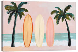 Canvas print Peach Beach