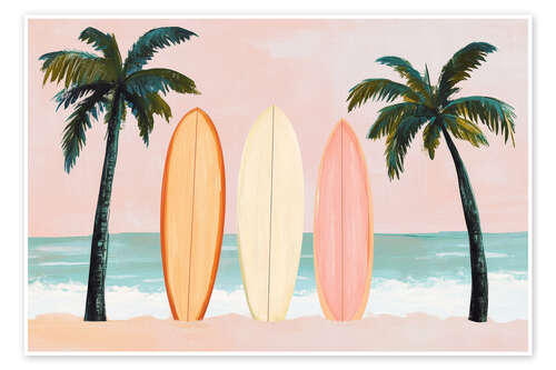 Poster Peach Beach