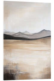 Tableau en verre acrylique Mountain Landscape