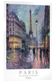 Acrylglasbild Paris Impressions II - PetalsPrintsDesign