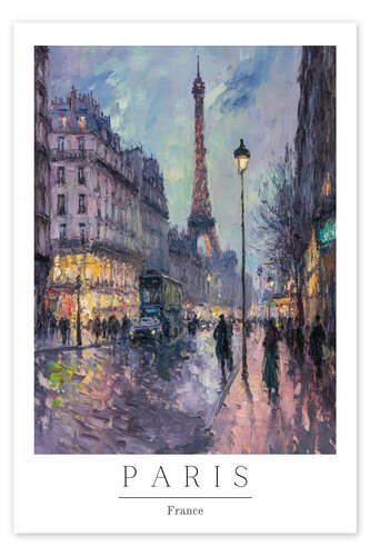Poster Paris Impressions II