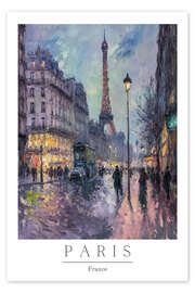 Kunstwerk Paris Impressions II - PetalsPrintsDesign