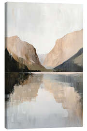 Stampa su tela Rustic Mountain Reflection II - PetalsPrintsDesign