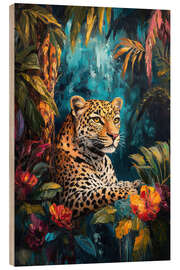 Wood print On the Wild Side II