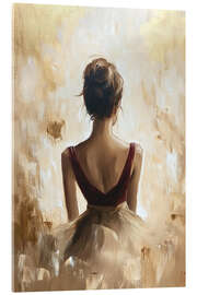 Acrylic print Ballerina - PetalsPrintsDesign