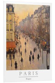 Hartschaumbild Paris Impressions IV