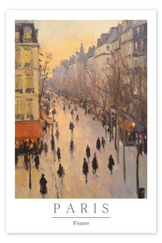 Poster Paris Impressions IV