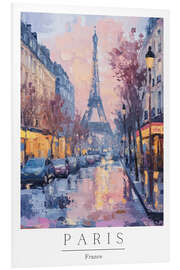 Hartschaumbild Paris Impressions V