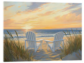 Acrylic print Last Bit of Sunset - PetalsPrintsDesign
