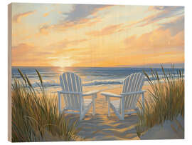 Obraz na drewnie Last Bit of Sunset - PetalsPrintsDesign