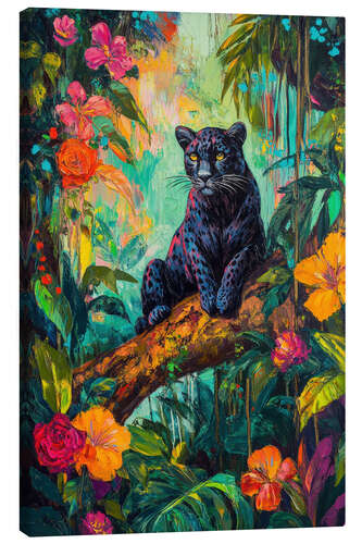 Quadro em tela On the Wild Side I