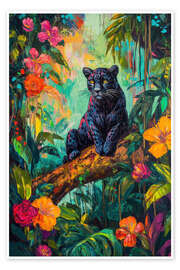 Wall print On the Wild Side I - PetalsPrintsDesign