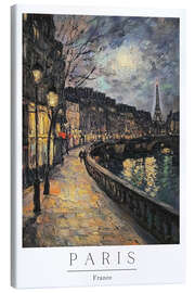 Tableau sur toile Paris Impressions VI - PetalsPrintsDesign