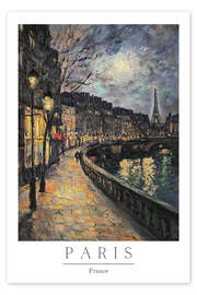 Kunstwerk Paris Impressions VI - PetalsPrintsDesign