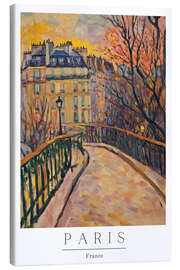 Tableau sur toile Paris Impressions VII - PetalsPrintsDesign
