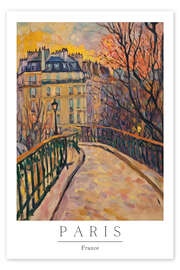 Kunstwerk Paris Impressions VII - PetalsPrintsDesign