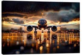 Canvastavla Airplane taking off - Peter Roder