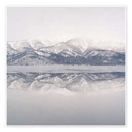 Wall print Snow-capped mountains in Hokkaido, Japan - Philipp Dase