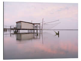 Alubild Fischerhaus an einem See in Italien - Philipp Dase