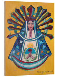 Obraz na drewnie Our Lady of Luján - Diego Manuel Rodriguez