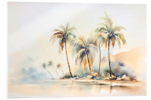 Acrylglas print Tropical island