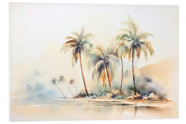 PVC print Tropical island