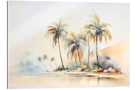 Cuadro de plexi-alu Tropical island - Andrea Haase