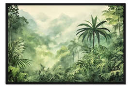 Gerahmter Kunstdruck Tropisches Abenteuer - Andrea Haase