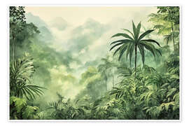 Wall print Tropical adventure - Andrea Haase