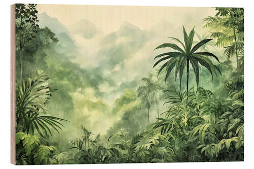 Obraz na drewnie Tropical adventure