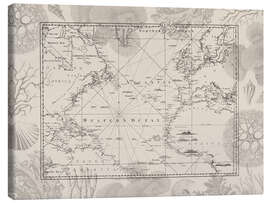 Obraz na płótnie Vintage Atlantic ocean voyage - Andrea Haase