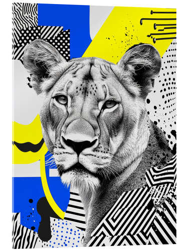 Acrylglas print Тhe lioness