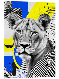 Acrylic print Тhe lioness - DejaReve